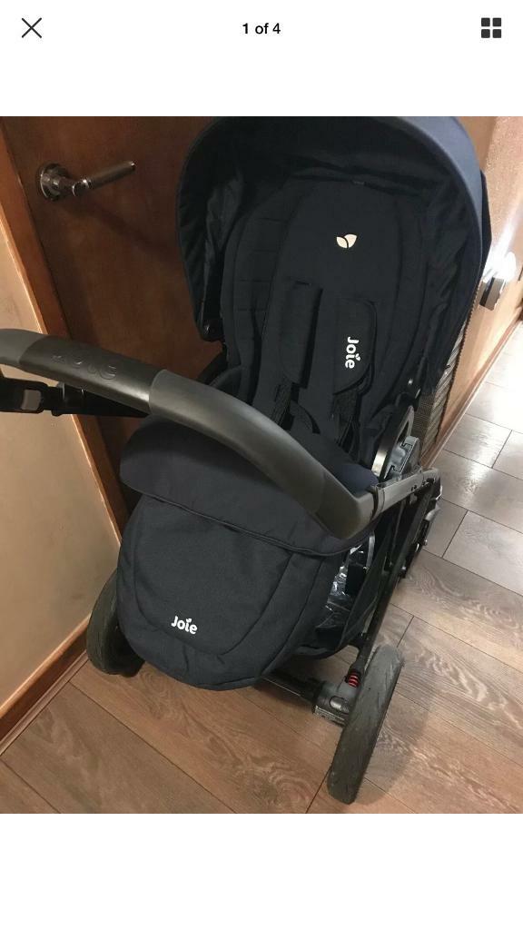 joie chrome dlx travel system navy